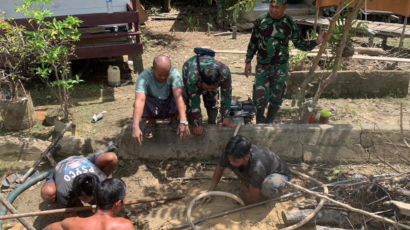 Akses Air Bersih Kini Lebih Dekat, TMMD Bangun Sumur Bor di Desa Talio