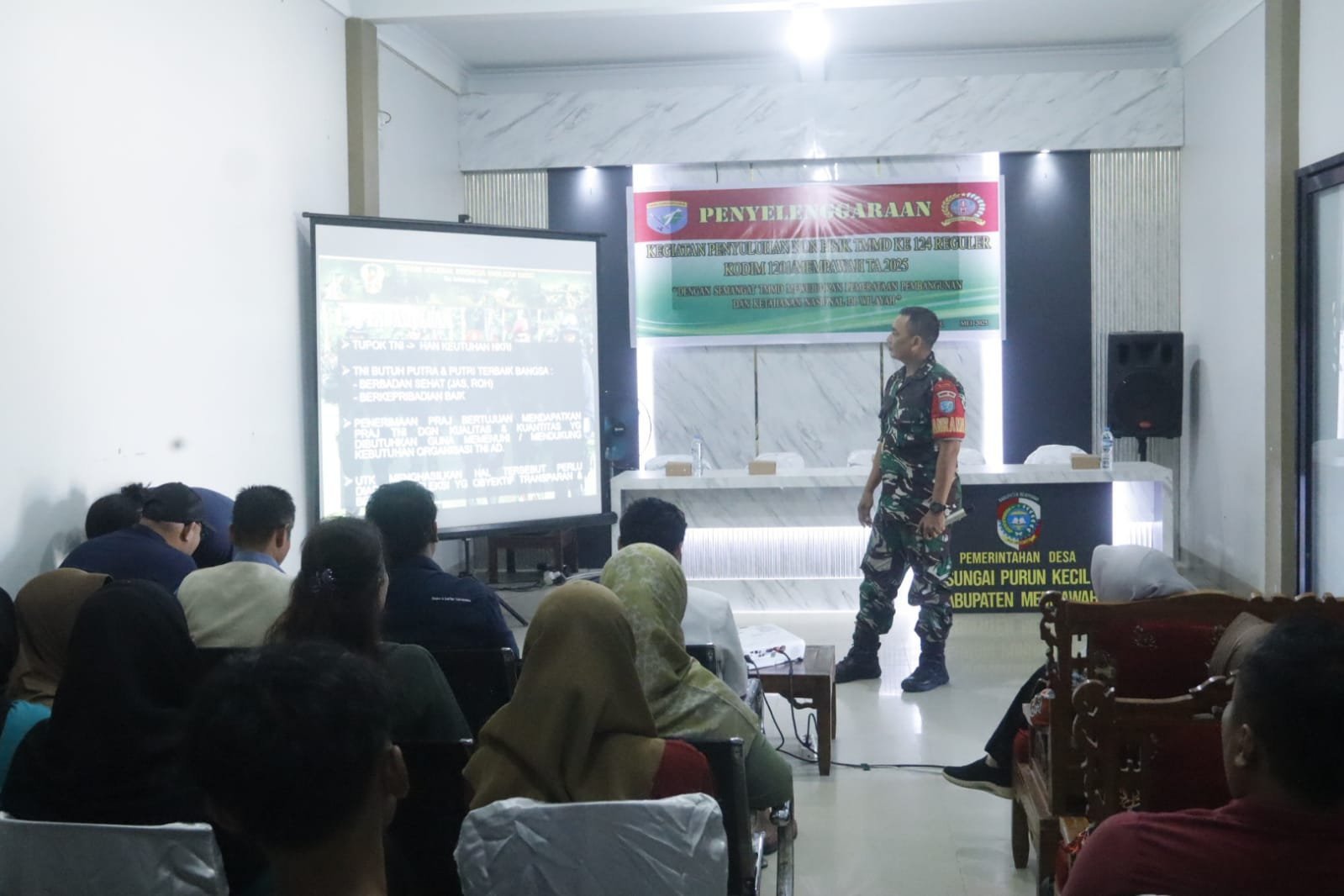 Semangat Bela Negara di Desa: TMMD Tanamkan Wawasan Kebangsaan kepada Generasi Muda