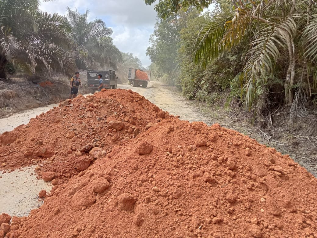 TMMD Reguler ke-125 Kodim 1017/Lamandau: Penimbunan Tanah Capai 10,93% di Desa Batu Kotam