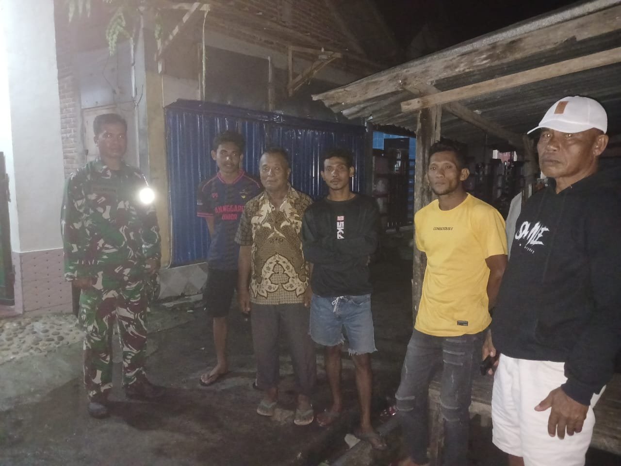 Babinsa Desa Matua Ajak Warga Hindari Judi Online dan Jaga Ketertiban