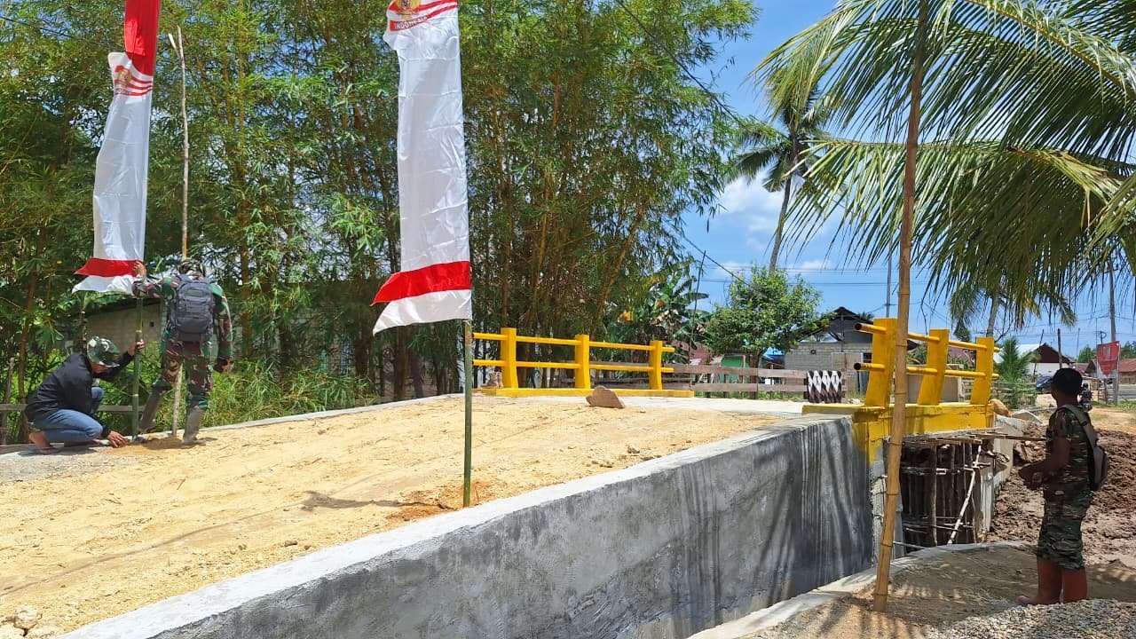 Jembatan TMMD 127 Kodim 1417/Kendari Rampung, Akses Warga Kini Lebih Mudah