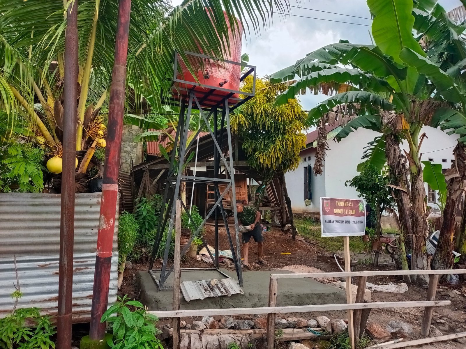 Sumur Bor TMMD 127 Hadirkan Harapan Baru bagi Akses Air Bersih Warga