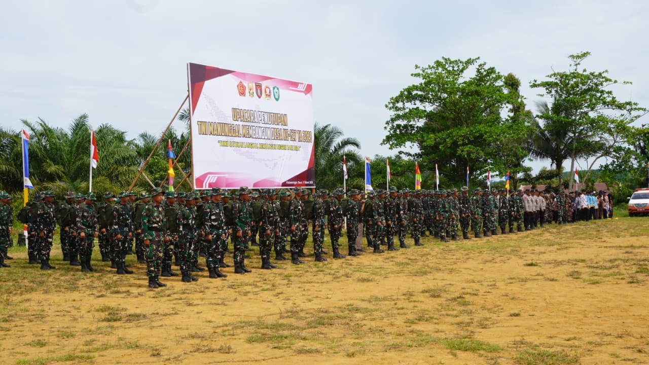 Kasdam XXII/TB Resmi Tutup TMMD Reguler ke-127 Kodim 1015/Sampit