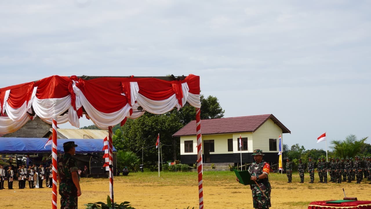 Kasdam XXII/TB Apresiasi Kinerja Satgas TMMD Kodim 1015/Sampit