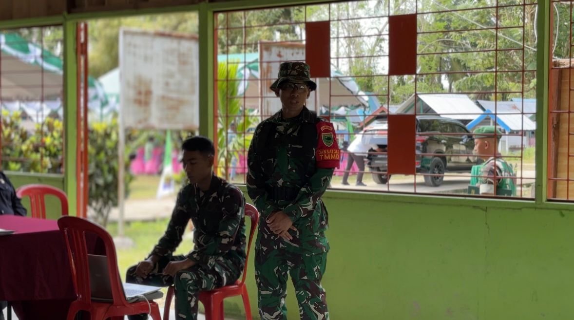 Dandim 1804/Kaimana Paparkan Sasaran Fisik TMMD 127 di Hadapan Bupati dan Forkopimda