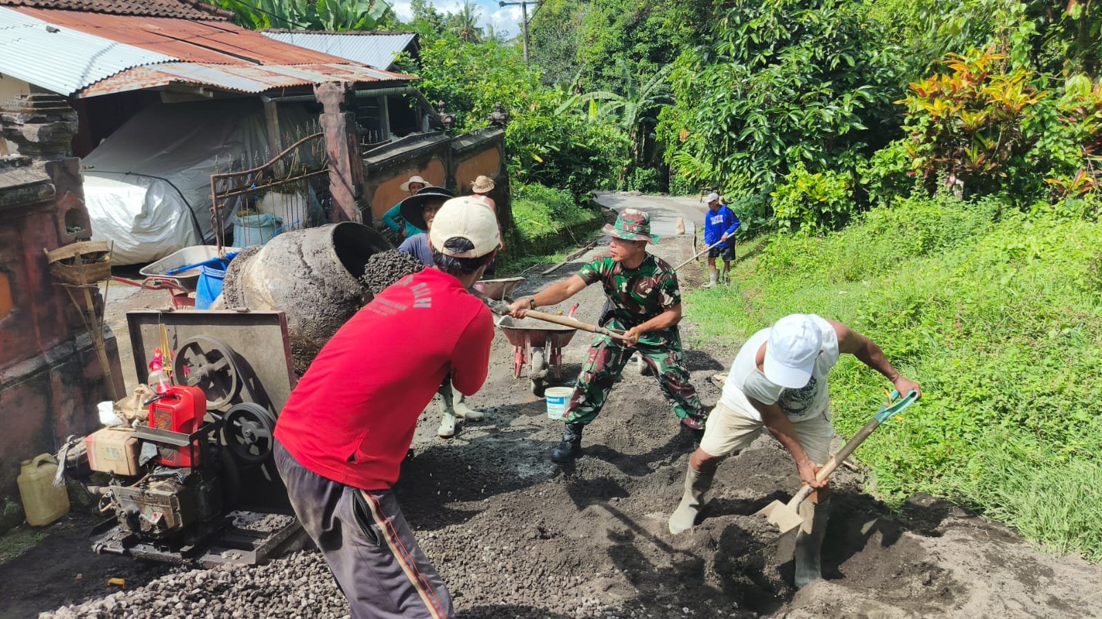 Prajurit Kodim 0103/Aceh Utara Tes Kesamaptaan di Lapangan Jenderal Sudirman