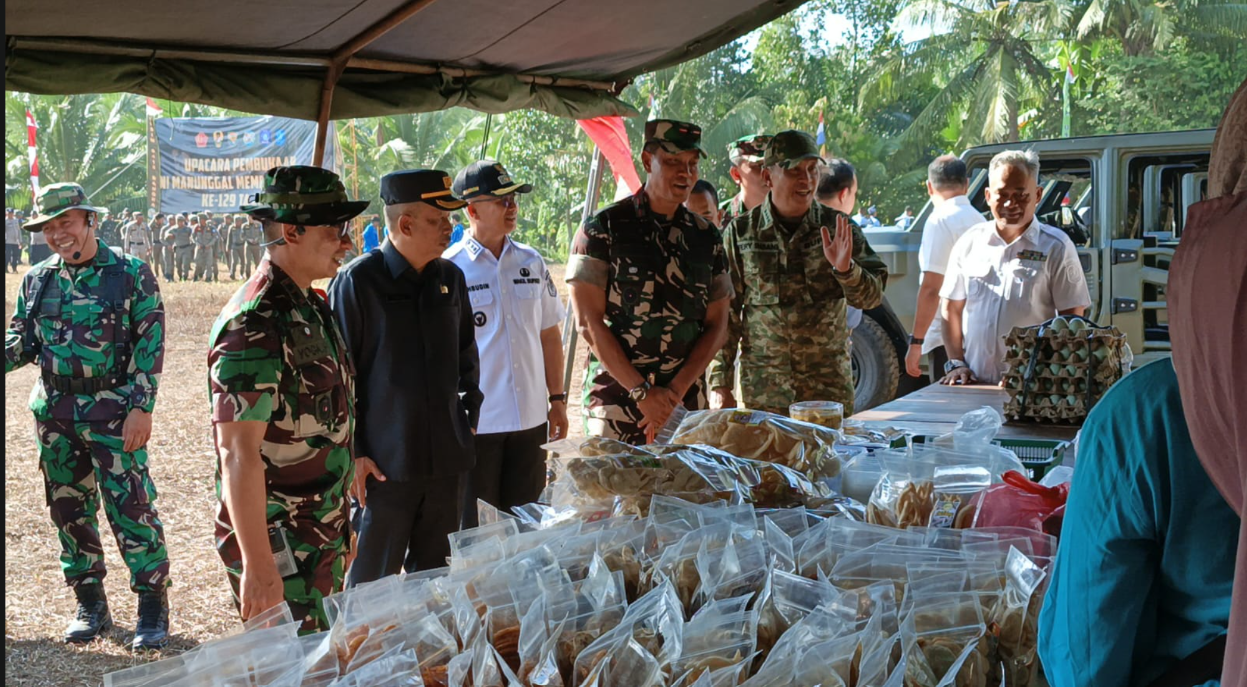 Program TMMD Ke-129 Kodim 0413/ Bangka di Riau Silip Targetkan Infrastruktur dan Sosial