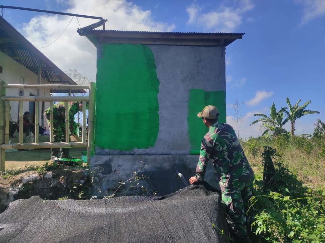 Pemilik MCK Bersyukur Terima Manfaat Program TMMD Ke-129 Kodim 1626/Bangli