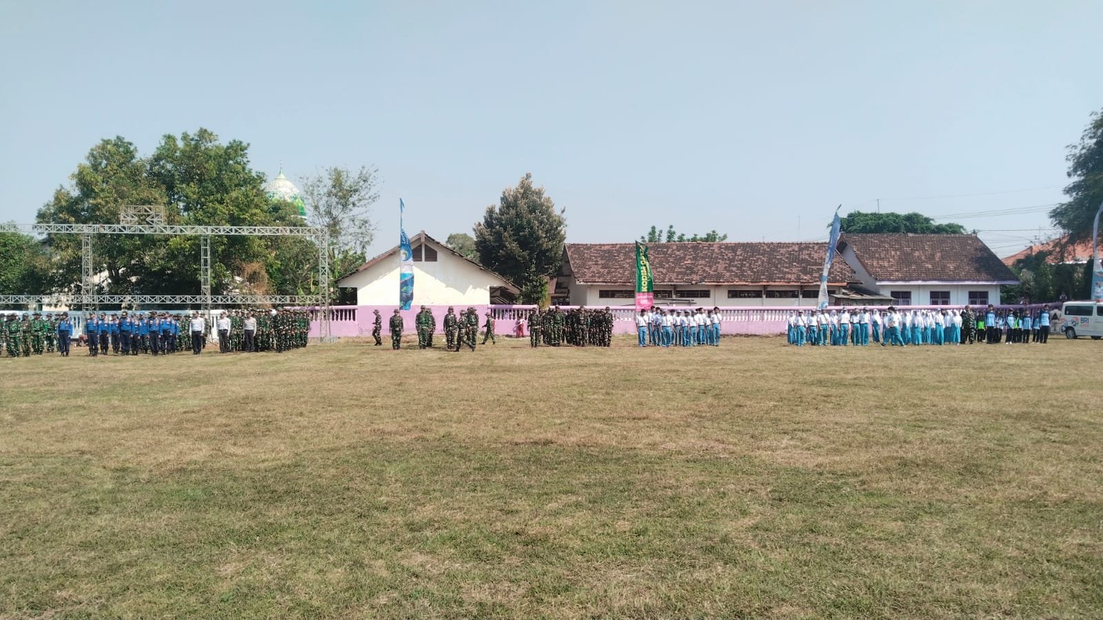 Kodim 0812/Lamongan dan Pemkab Lamongan gelar kesiapkan Lokasi Pembukaan TMMD ke-129 di Ngimbang